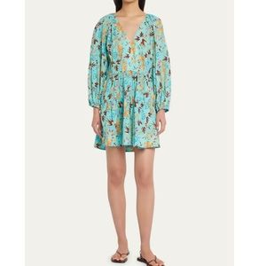 A.L.C.
Sally Printed Cinch-Tie Mini Dress